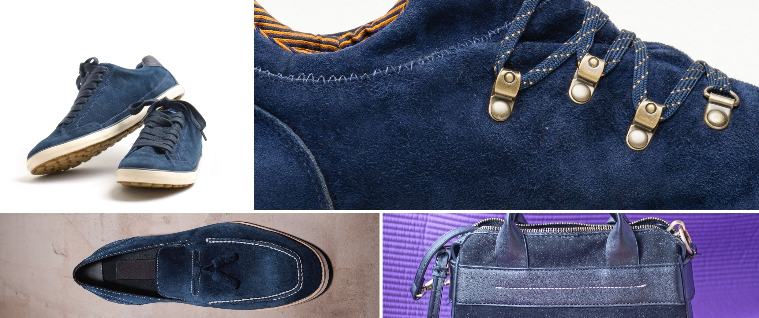 Sprej na semiš 117 Navy Blue Suede Renovator TRG